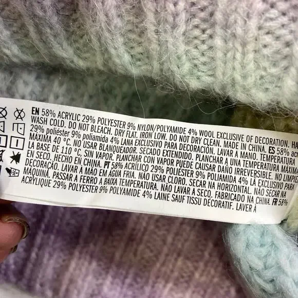 Hello Kitty Forever 21 Sweater New with tag Stripe Multicolor Sweater Sz Small - Picture 8 of 11